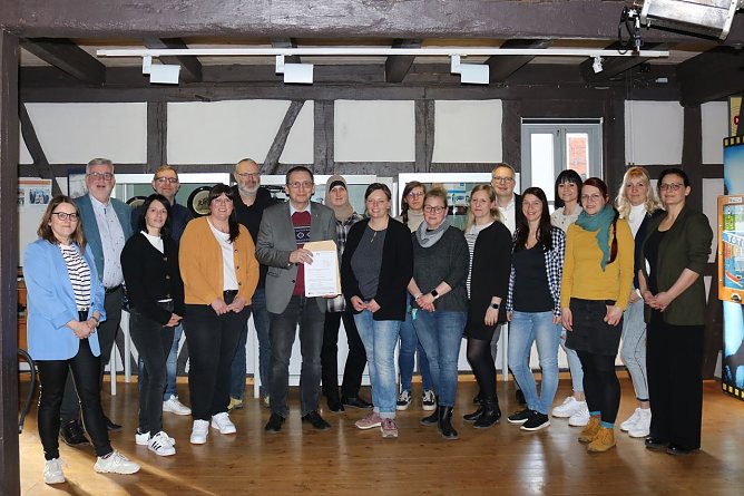 Besuch im Tabakspeicher (Foto: Nicole Mattern)