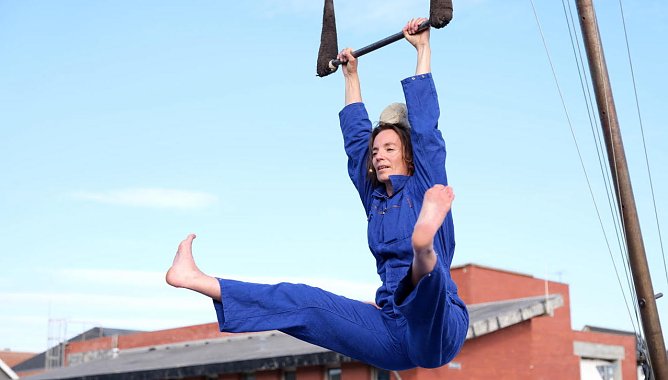 Blue Balloon im Zappelini-Zelt (Foto: J.Piper) Blue Balloon im Zappelini-Zelt (Foto: J.Piper)