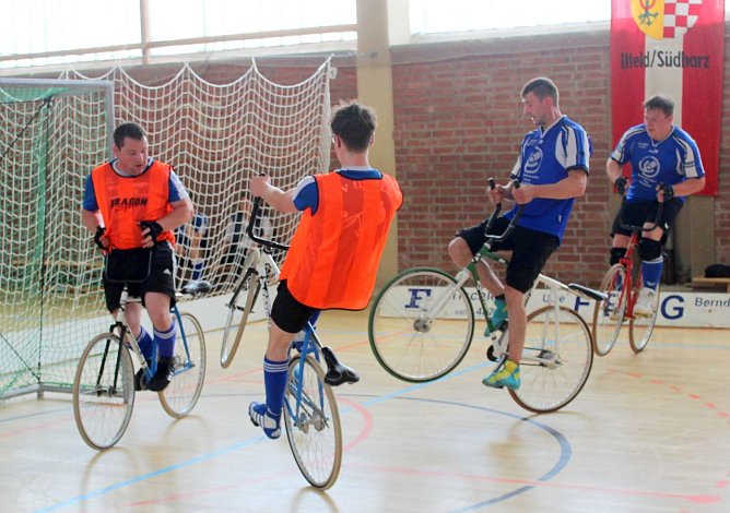 Die Ilfelder Radballer feiern am Samstag ihr 70j&auml;hriges Bestehen (Foto: Uwe Tittel)
