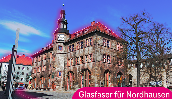 Telekom baut Glasfaserkabel in Nordhausen aus (Foto: Telekom)