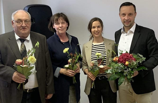 v.l.n r.: Egon Primas, Carola B&ouml;ck, Carolin Gerbothe, Ren&eacute; Fullmann (Foto: CDU Kreistagsfraktion Nordhausen)