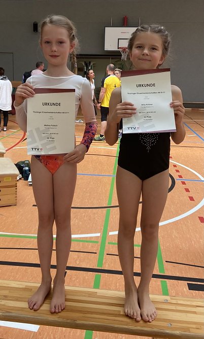 Mathea Feitsch und Amy Kröner (Foto: TSV) Mathea Feitsch und Amy Kröner (Foto: TSV)