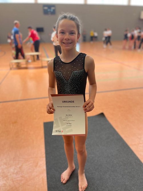 Mira Müller (Foto: TSV Nordhausen) Mira Müller (Foto: TSV Nordhausen)