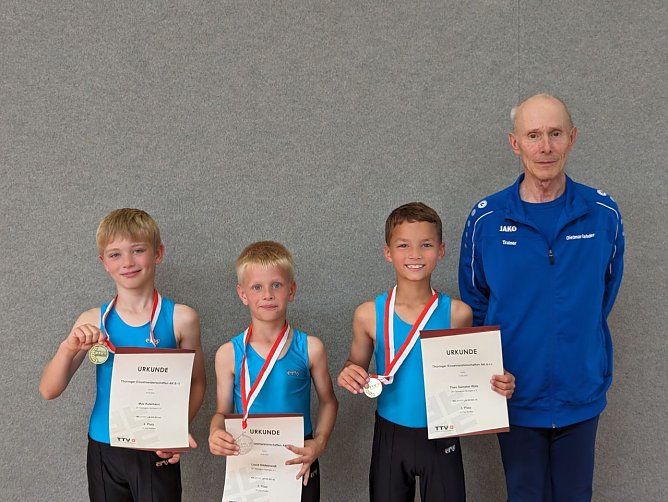Theo, Louis und Max - das erfolgreiche Heringer Turntrio (Foto: Angela Rehder) Theo, Louis und Max - das erfolgreiche Heringer Turntrio (Foto: Angela Rehder)