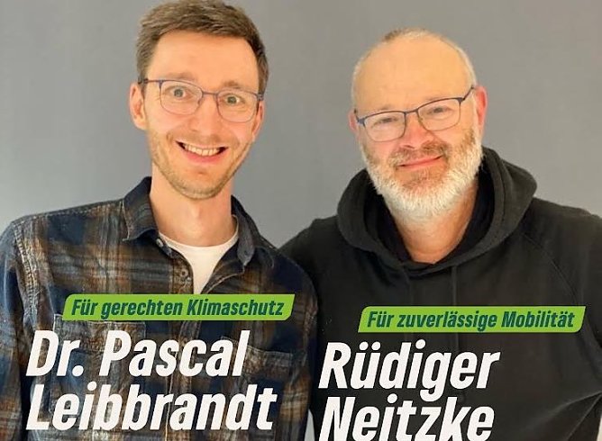 Pascal Leibbrandt und R&uuml;diger Neitzke (Foto: Gr&uuml;ne)