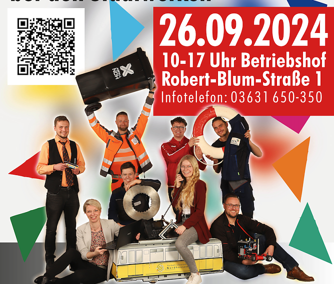 Berufsmesse auf dem Betriebshof der Stadtwerke (Foto: Agentur f&uuml;r Arbeit)