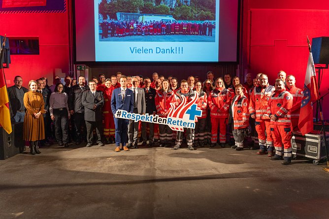 Thüringer Helfer wurden ausgezeichnet (Foto: TMIK | Johannes Krey) Thüringer Helfer wurden ausgezeichnet (Foto: TMIK | Johannes Krey)