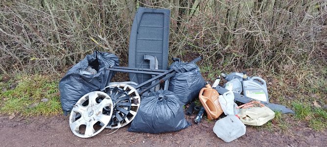 Zwischen Neustadt und Buchholz kam einiges an Müll zusammen (Foto: Förderverein Waldbad Neustadt) Zwischen Neustadt und Buchholz kam einiges an Müll zusammen (Foto: Förderverein Waldbad Neustadt)