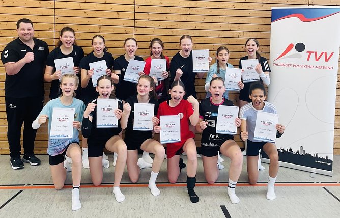 Die jungen SVC Damen haben es in die Landesauswahl geschafft (Foto: SVC)