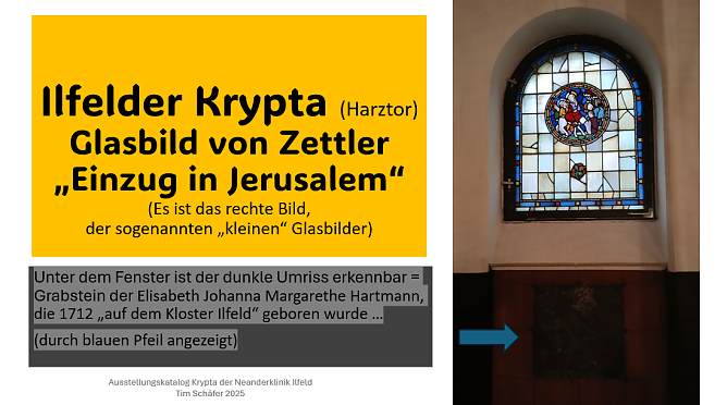 Ilfelder Glasfenster "Einzug in Jerusalem" (Foto: Tim Sch&auml;fer)