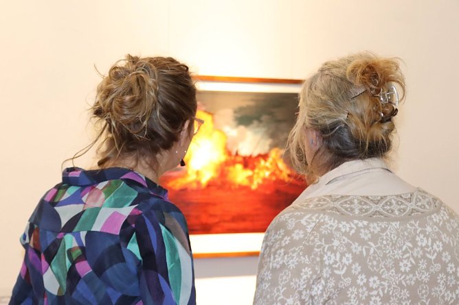 Ausstellung "Grafik Grenzenlos" im Kunsthaus Meyenburg (Foto: Stadt Nordhausen)