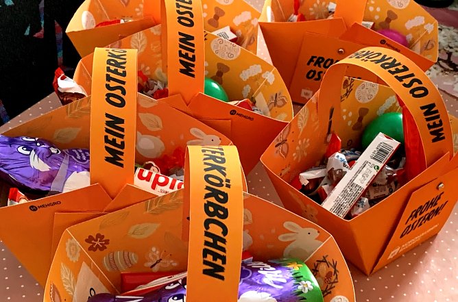 Osterk&ouml;rbchen zur Ladenralley (Foto: &copy;Stadtverwaltung Nordhausen)