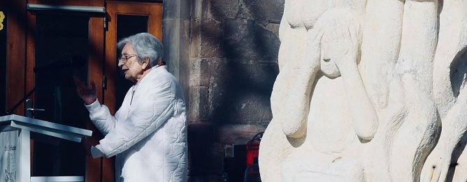 Gedenken zum 80. Jahrestag der Bombardierung Nordhausens (Foto: agl) Gedenken zum 80. Jahrestag der Bombardierung Nordhausens (Foto: agl)