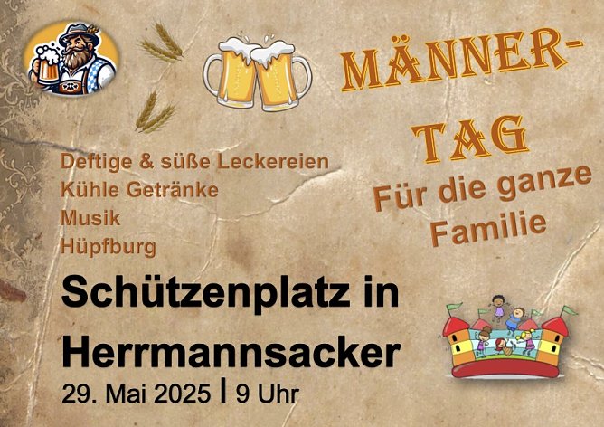 Männertagsplakt (Foto: Sandra Ludwig) Männertagsplakt (Foto: Sandra Ludwig)