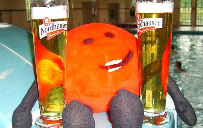 Nach dem Schwitzen... (Foto: Badehaus) Nach dem Schwitzen... (Foto: Badehaus)