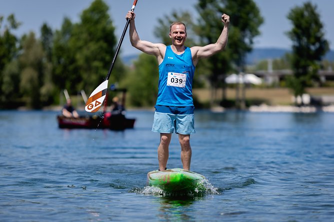 Champion Christoph Keil ist auch Vereinsvorsitzender der SUP Piraten (Foto: S.Ritscher)