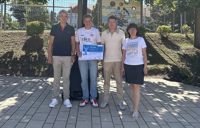 Das Schillergymnasium wurde wieder als "Bewegungsfreundliche Schule" ausgezeichnet (Foto: Johannes Eichhorn)