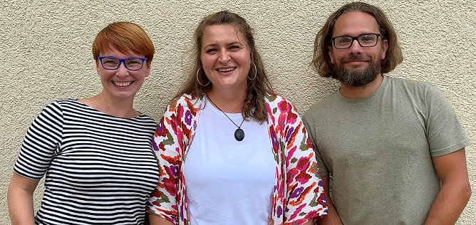 v.l.: Beate Dietrich, Jenny Ettrich und Friedrich Ederer (Foto: Mönch/HSN) v.l.: Beate Dietrich, Jenny Ettrich und Friedrich Ederer (Foto: Mönch/HSN)