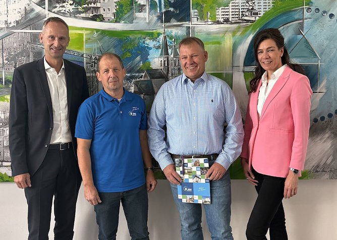 Vorfreude auf den Bau von WBGBlackONe (Foto: WBG S&uuml;dharz)