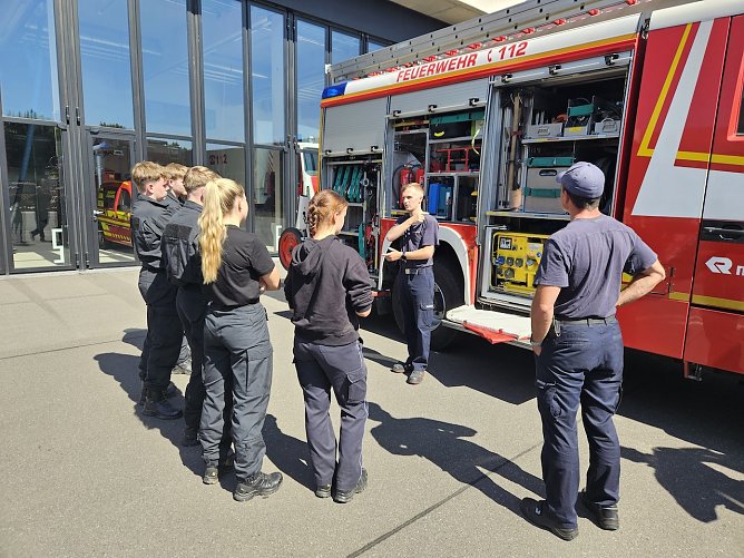 Polizeiausbildung bei der Nordhäuser Feuerwehr (Foto: Stadtverwaltung Nordhausen) Polizeiausbildung bei der Nordhäuser Feuerwehr (Foto: Stadtverwaltung Nordhausen)