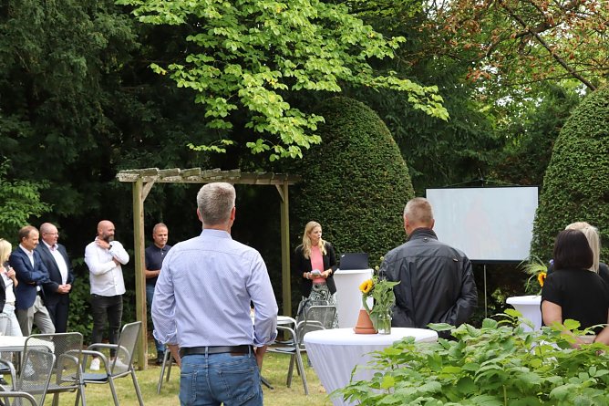 Sponsorenempfang im Kunsthaus-Garten (Foto: Stadt Nordhausen)