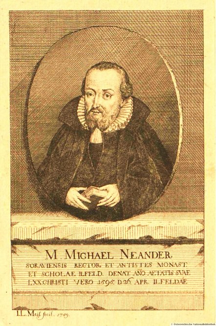 Michael Neander im Stich von Johann Ludwig Meil (Foto: Tim Schäfer) Michael Neander im Stich von Johann Ludwig Meil (Foto: Tim Schäfer)