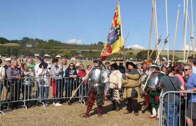 Einmarsch der s&auml;chsischen Landsknechte (Foto: agl)