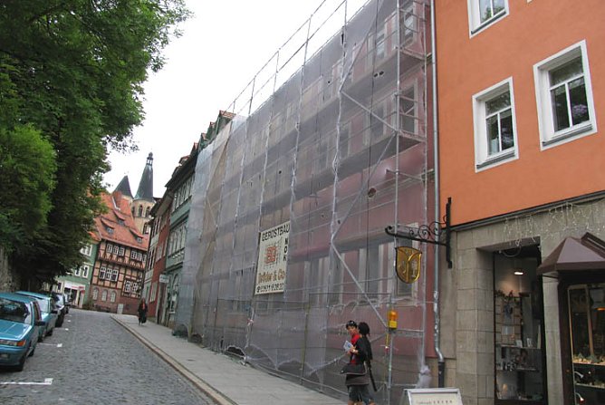 Sanierung in der Altstadt (Foto: psv) Sanierung in der Altstadt (Foto: psv)