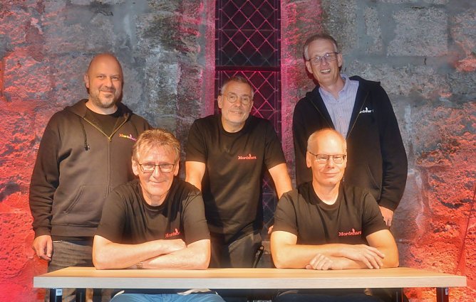 Roland Lange, Andreas Sack vorne, Christian Dolle, Thomas Böhlendorf, Christoph Lampert (hinten) (Foto: Christian Dolle)