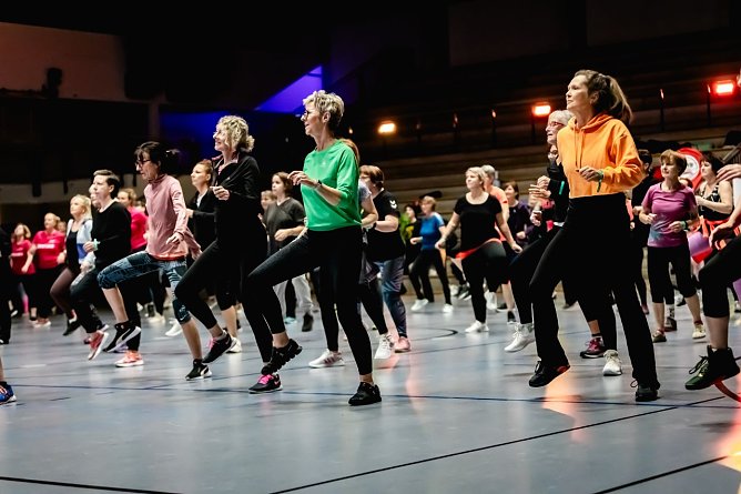 Der 24. Frauensporttag in der Wiedigsburghalle (Foto: KSB)