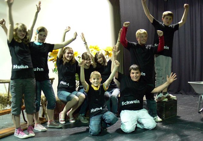 Auf dem Bauernhof (Foto: Theater Nordhausen) Auf dem Bauernhof (Foto: Theater Nordhausen)