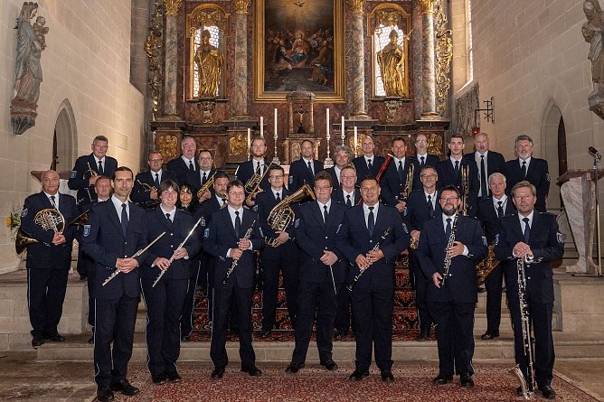 Das Polizeiorchester Th&uuml;ringen (Foto: Polizeiorchester Th&uuml;ringen)