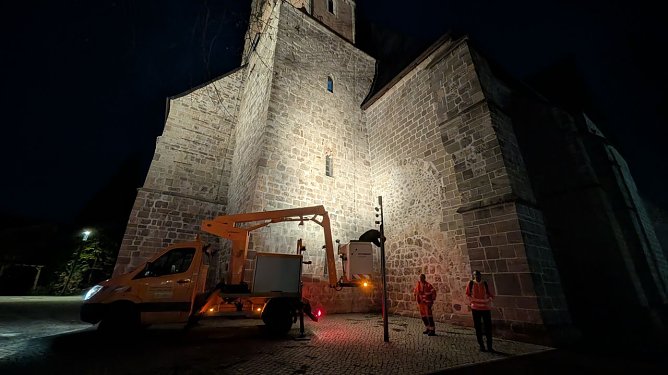 Bauarbeiten am Blasii-Kirchplatz (Foto: Stadt Nordhausen) Bauarbeiten am Blasii-Kirchplatz (Foto: Stadt Nordhausen)