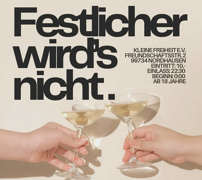 Festtagsparty in der Kleinen Freiheit (Foto: Kleine Freiheit) Festtagsparty in der Kleinen Freiheit (Foto: Kleine Freiheit)