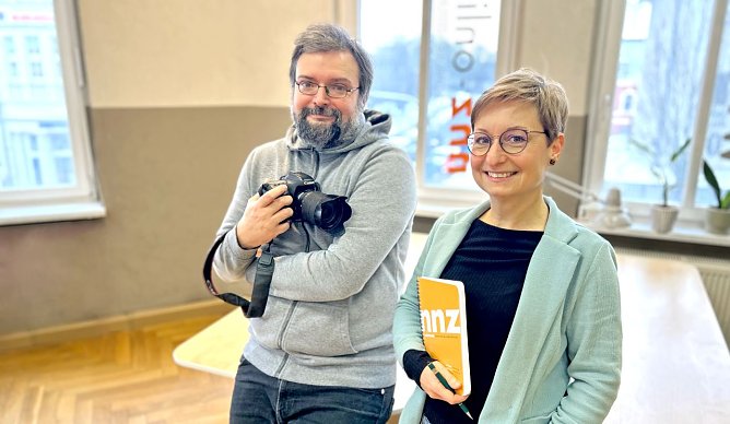 Zwei f&uuml;r die Region: Angelo Glashagel und Susanne Schedwill (Foto: S. Hartung)