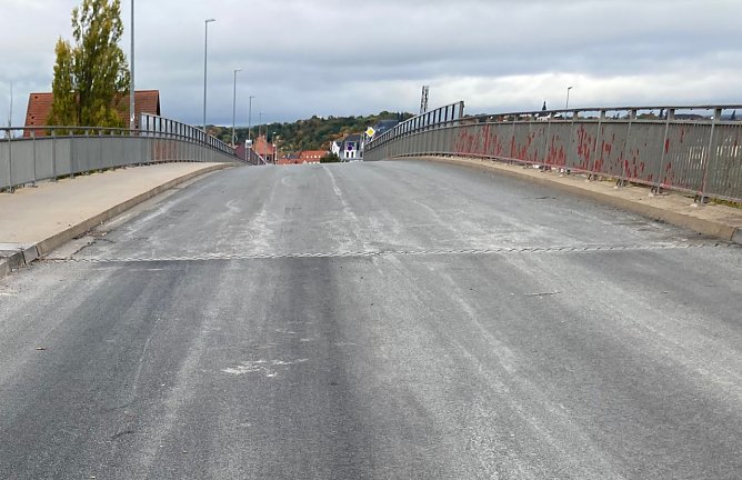 Blick auf die Zeppelinbrücke. (Foto: Pressestelle Stadt Nordhausen) Blick auf die Zeppelinbrücke. (Foto: Pressestelle Stadt Nordhausen)