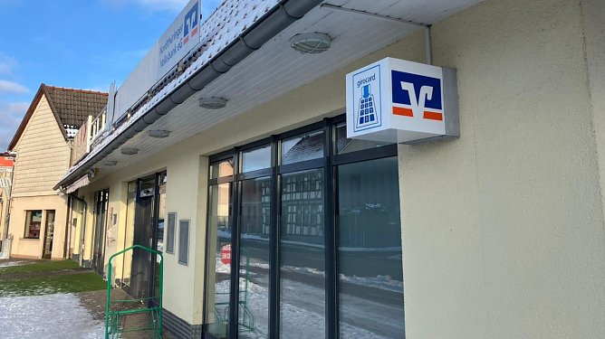 Die Filiale der Volksbank in Niedersachswerfen schließt zum 31. März dieses Jahres. (Foto: ssc) Die Filiale der Volksbank in Niedersachswerfen schließt zum 31. März dieses Jahres. (Foto: ssc)