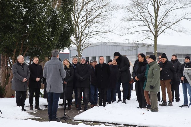 OB Buchmann bei der Gedenkfeier in Nordhausen. (Foto: Lutz Fischer ) OB Buchmann bei der Gedenkfeier in Nordhausen. (Foto: Lutz Fischer )
