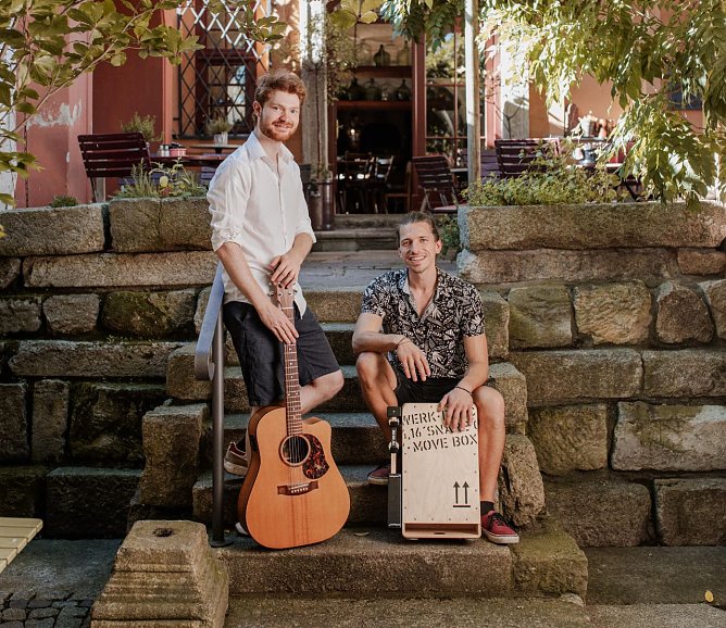 Leander und Christian spielen zum Valentinstag im Tabakspeicher.  (Foto: Kultubund Nordhausen)