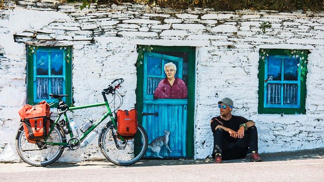 Robert Neu ist mit seinem Rad rund um Irland geradelt.  (Foto: Robert Neu)