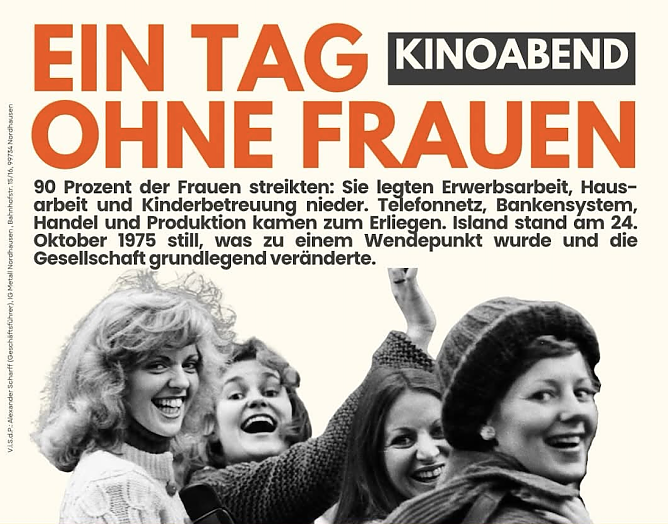 Ein Tag ohne Frauen - Kinoabend in der Kleinen Freiheit (Foto: Kleine Freiheit) Ein Tag ohne Frauen - Kinoabend in der Kleinen Freiheit (Foto: Kleine Freiheit)