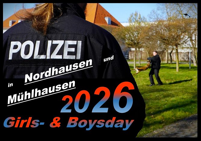 In Nordhausen und M&uuml;hlhausen gibt es einen Gilrs- und Boysday. (Foto: Pressestelle Polizei)