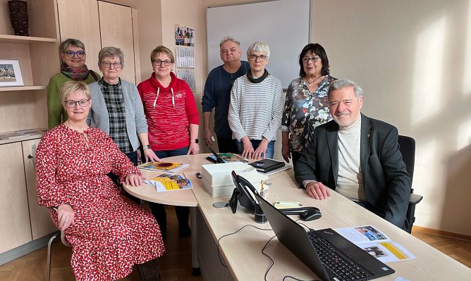 Manfred Breitr&uuml;ck (rechts) ist Chef des Seniorenbeirates. Seit heute hat das Gremium ein eigenes B&uuml;ro im Rathaus.  (Foto: ssc)