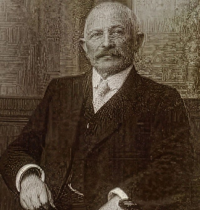 Portrait des Fabrikanten Samuel Rothenberg. (Foto: Repro: Dirk Schmidt)