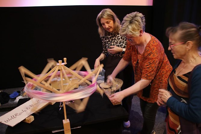 Binaka Gauder an der "Haspel" (Foto: agl)