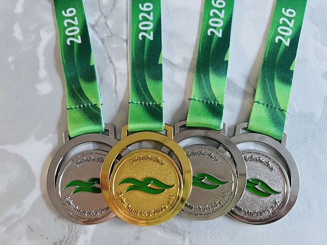 Vier Medaillen holte Frida Flagmeyer bei den Offenen  S&auml;chsischen Landesmeisterschaften in Leipzig (Foto: T. Flagmeyer)