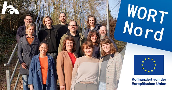 v.l.: Max Nottrodt, Marita Rosa Peter, Hannilette Diola, Dr. Anne Vatter, Chris Mertinat, Prof. Dr. Cordula Borbe, Prof. Dr.-Ing. Sebastian Vo&szlig;winckel, Franziska Gutzeit, Saara Julia Wille, Barbara Nietzel, Prof. Dr. Maik Arnold, Simone Treiber (Foto: HSN)