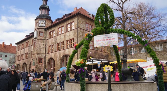 Auf dem Marktplatz war es nachmittags heute richtig voll. (Foto: ssc) Auf dem Marktplatz war es nachmittags heute richtig voll. (Foto: ssc)
