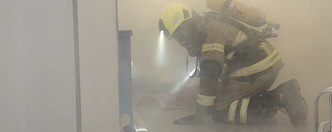 freiwillige Feuerwehr Herreden &uuml;bt Evakuierung (Foto: vgf)