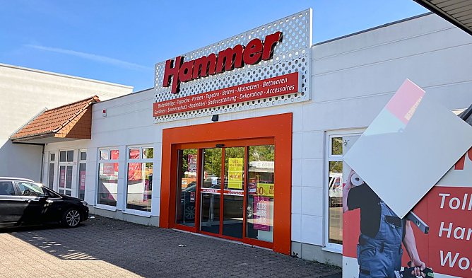 Der Hammer-Markt in Nordhausen hat heute den letzten Tag ge&ouml;ffnet.  (Foto: ssc)